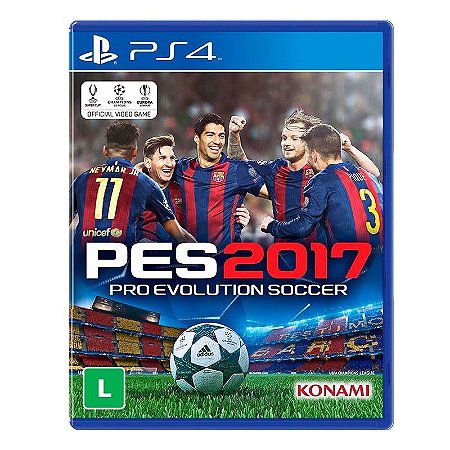 Jogo Pro Evolution Soccer 2017 (PES 17) - PS4