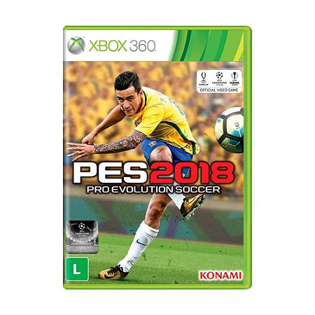 Jogo Pro Evolution Soccer 2018 (PES 2018) - Xbox 360