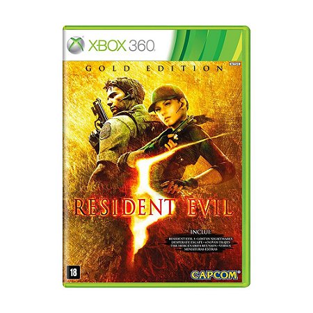 Jogo Resident Evil 5 (Gold Edition) - Xbox 360