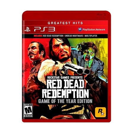 Jogo Red Dead Redemption (GOTY) - PS3