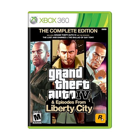 Jogo Grand Theft Auto IV - GTA 4 (The Complete Edition) - Xbox 360