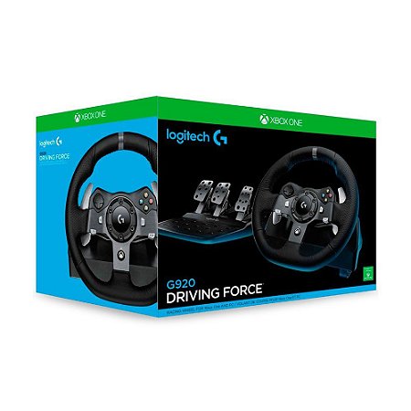 Volante Logitech Driving Force G920 - Xbox One e PC