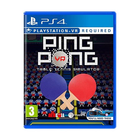 Jogo Ping Pong: Table Tennis Simulator - PS4 VR