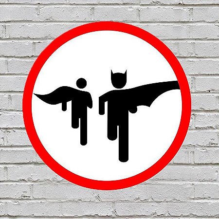 Placa De Parede Decorativa: Bat Run