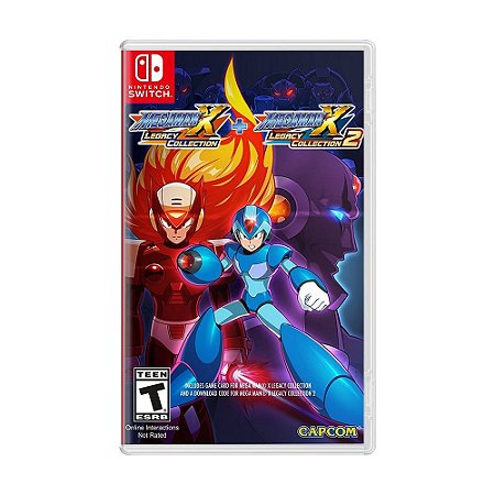 Jogo Mega Man X Legacy Collection 1 + 2 - Switch