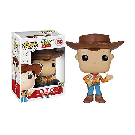 Boneco Woody 168 Toy Story - Funko Pop