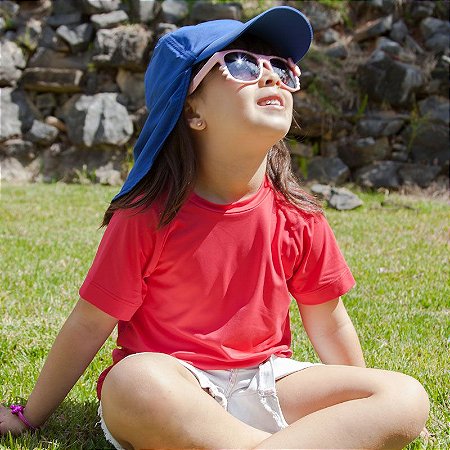 Camiseta com Proteção Solar Infantil Manga Curta