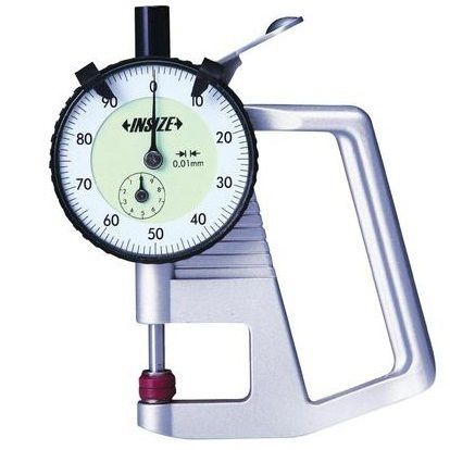 Medidor de Espessura com Relógio 0-10mm 0,01mm Insize 2861-10