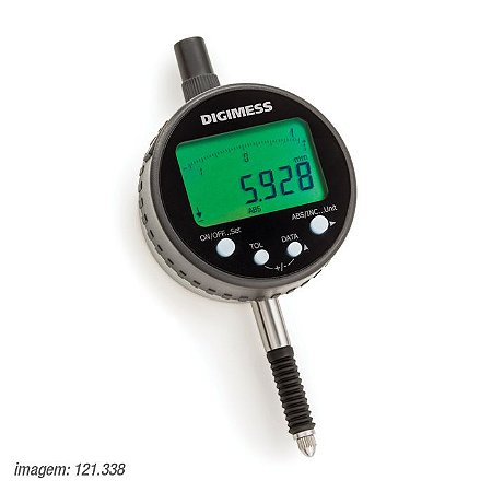 Relógio Comparador Digital 0,001mm 0-12,7mm Proteção IP54 Digimess 121.338