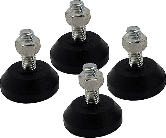 PÉ NIVELADOR 3/8"x40 - KIT com 4pçs