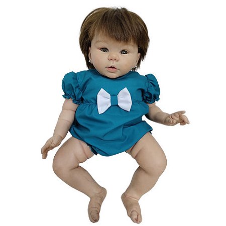 Pimpão Roupa Para Boneca Bebê Reborn Verde