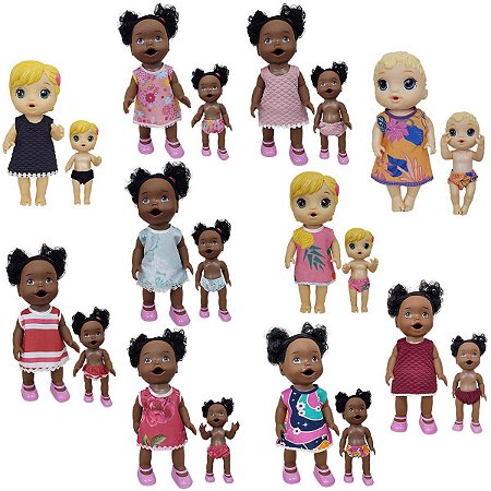 Roupas Baby Alive Kit Com 10 Vestidos + 10 Calcinhas My Litle