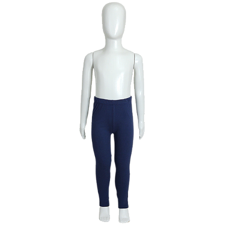Calça Infantil Legging Menina Cotton Azul Marinho