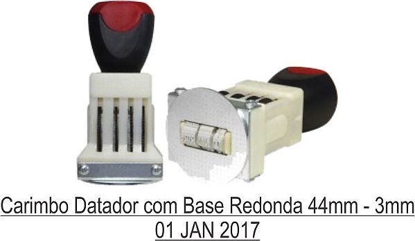 Datador Manual Redondo 44mm - Plástico