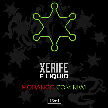 Juice Xerife Morango com Kiwi (15ml/3mg)