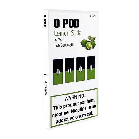 Pod Liquid O POD compatível com Juul 1,0ml - Lemon Soda