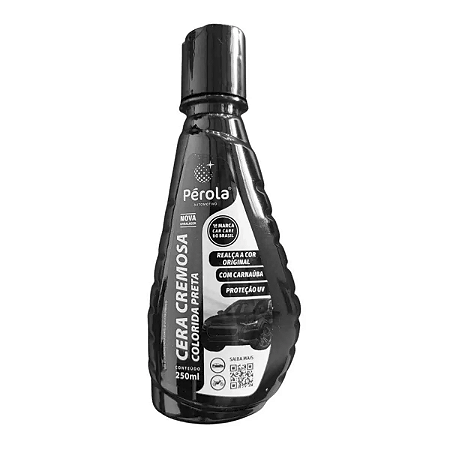 Cera Automotiva Colorida 250ml Preto Pérola