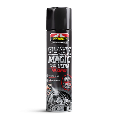 Limpa Pneus Aerossol Black Magic 400ml Proauto