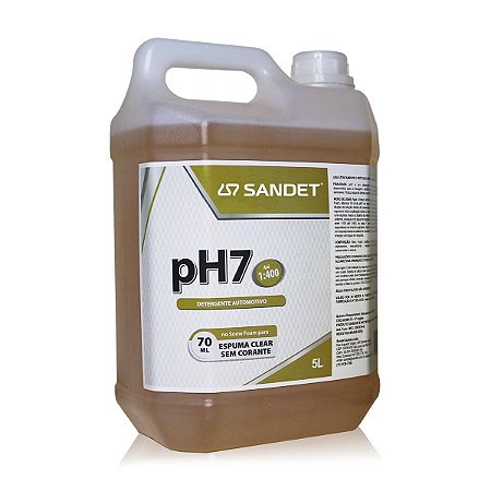 Shampoo Neutro SANDET PH7 CLEAR 5 Litros