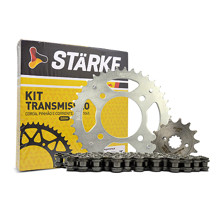 KIT TRANSMISSAO STARKE KT0051 38Z 14Z 520H X 110L HONDA CB300F TWISTER 23> - UN