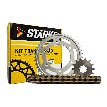 KIT TRANSMISSÃO STARKE KTR0054 43Z 14Z 520H X 112L C/RETENTOR YAMAHA MT03 16> - UN