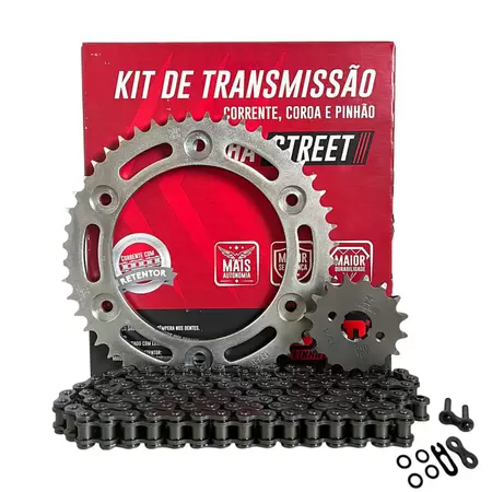 Kit Relação Honda NXR 160 Bros 2015 - 2024 com Retentor DID