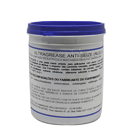 GRAXA COBREADA SINTETICA DNC PASTA ULTRAGREASE ANTI SEIZE - 1KG