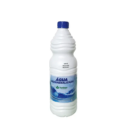 AGUA DE BATERIAS E RADIADORES DESMINERALIZADA FERTIBOM - 1LT