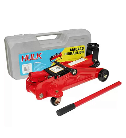 MACACO HIDRAULICO HULK JACARE 02 TON C/ MALETA - UN