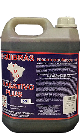 DETERGENTE ATIVADO INQUIBRAS BRASATIVO PLUS 1:10 (LM) - 05LT