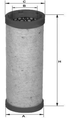 Filtro De Ar Mann Cf300/1 - Un