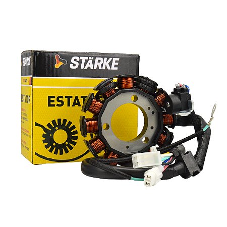 Estator com Bobina de Pulso para Yamaha YBR Factor 125 11-13 Starke