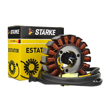 ESTATOR COM BOBINA DE PULSO STARKE EST037 HONDA XRE 300 09-12 - UN