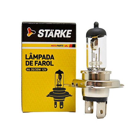 Lâmpada Farol Moto Universal H4 35/35W Starke