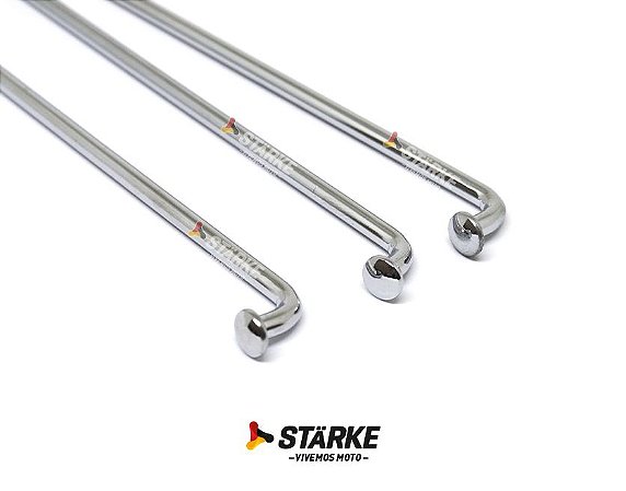 Raios Dianteiro Bros 125/150 Freio Tambor Cromado 4Mm Starke