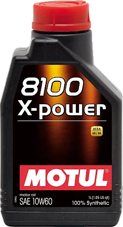 Óleo de Motor MOTUL 8100 X-POWER 10W60 SN/CF ACEA A3/B4 1L