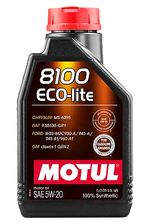 Óleo de Motor MOTUL 8100 ECO-LITE 5W20 SP/RC 1L