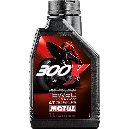 Óleo de Motor MOTUL 300V Factory Line Road Racing 15W50 1L