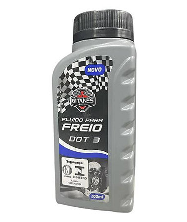 Fluído de Freio Gitanes DOT 3 200ml