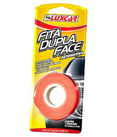 Fita Dupla Face Automotiva 11Mm X 3M Luxcar