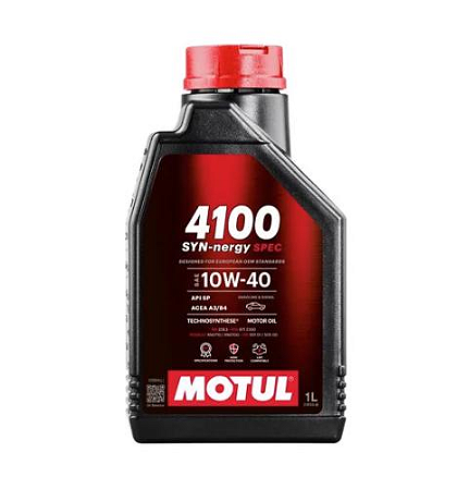 Óleo de Motor Motul 4100 SYN-NERGY SPEC 10W40 SP 1L