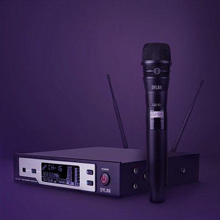 Microfone Sem Fio Dylan QS-10 UHF Bastão Único - Prosound Soluções -  Prosound Online