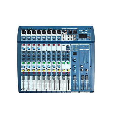 Mesa de Som Soundcraft MI-12