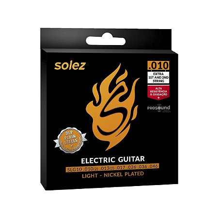 Encordoamento Guitarra DLP Solez SLG10 010