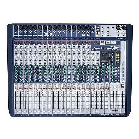 Mesa de Som Soundcraft Signature 22