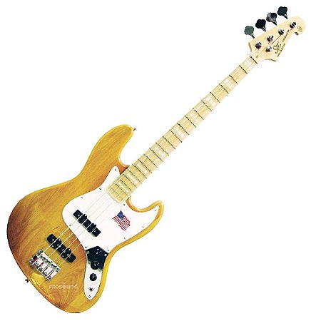 Contrabaixo SX SJB75 ASH Jazz Bass Passivo 4 Cordas Natural