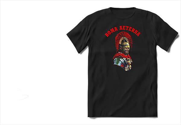 Camiseta Centurião Romano SPQR Roma Aeterna