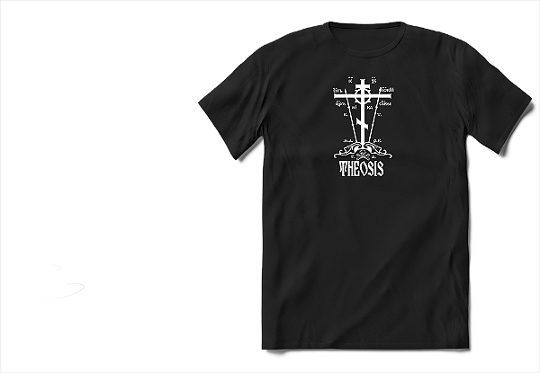 Camiseta Cruz Ortodoxa esquema ortodoxo de Golgotha
