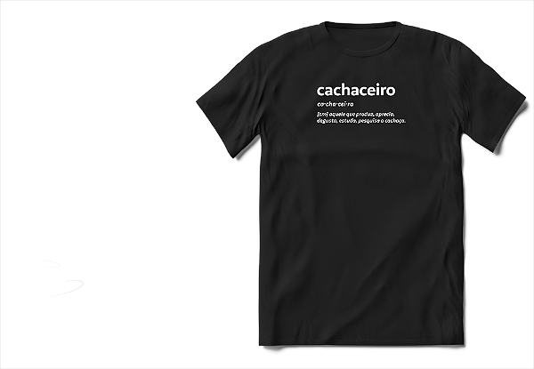 Camiseta Cachaceiro Dicionário