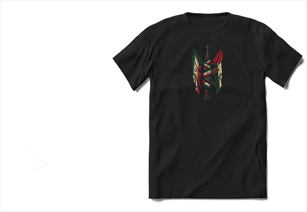 Camiseta Irâ e Palestina